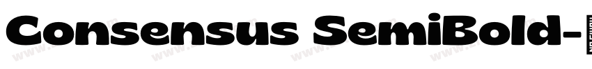 Consensus SemiBold字体转换 Consensus SemiBold字体转换